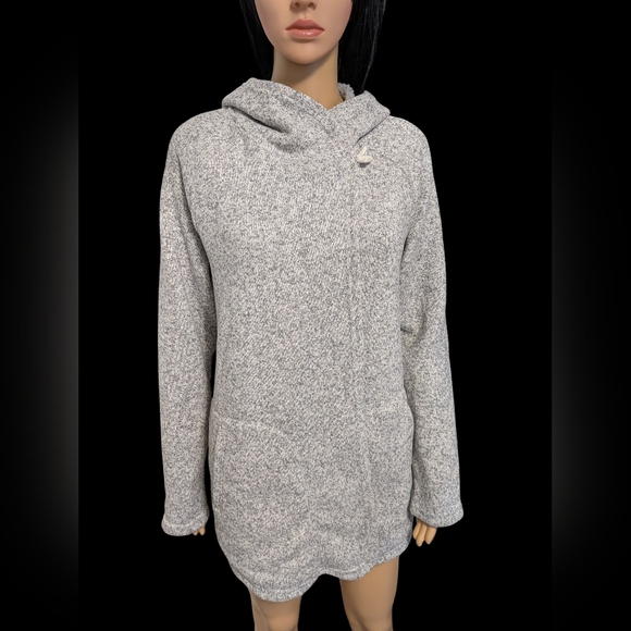 The North Face Heather Gray Wrap Jacket Large - Picture 6 of 16